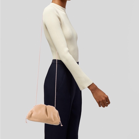 Bottega Veneta Mini Pouch beige color; - Picture 3 of 12
